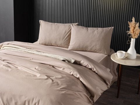 Pure Touch Nevresim Takımı Çift Kişilik - Kahve