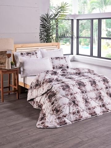 Poly Cotton Exotic Uyku Seti Kahverengi - Tek Kişilik