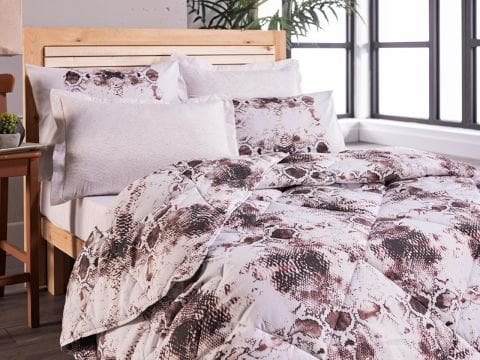 Poly Cotton Exotic Uyku Seti Kahverengi - Tek Kişilik