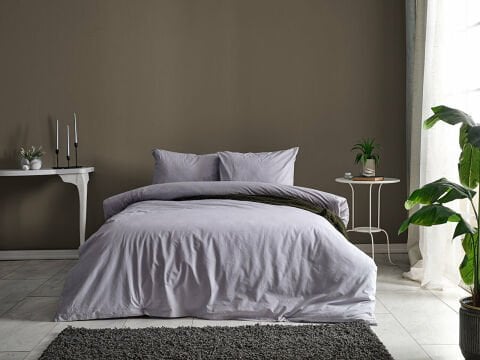 Dreamlife Nevresim Takımı Tek King Size - Gri