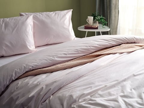 Dreamlife Nevresim Takımı Çift Kişilik - Pudra