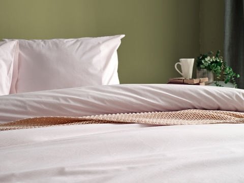 Dreamlife Nevresim Takımı Çift Kişilik - Pudra
