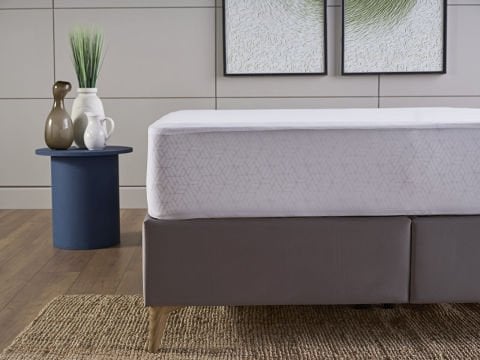 Perla Sıvı Geçirmez Fitted Alez 90 x 200 cm - Beyaz