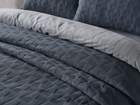Arya Yatak Örtüsü Tek King Size - Antrasit