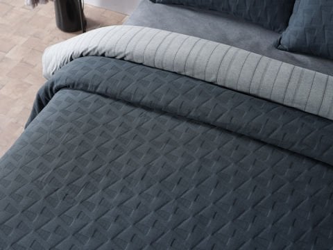 Arya Yatak Örtüsü Tek King Size - Antrasit