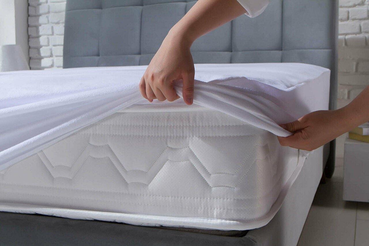 Sleepline Sıvı Geçirmez Fitted Alez 90 x 200 cm - Beyaz