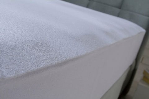 Sleepline Sıvı Geçirmez Fitted Alez 90 x 200 cm - Beyaz