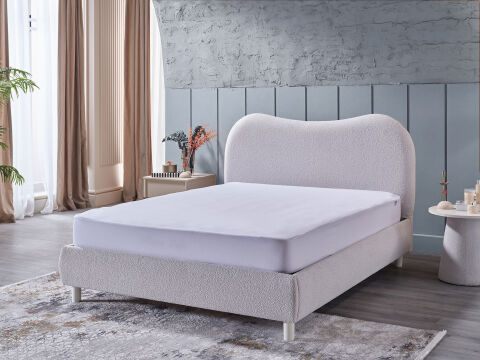 Sleepline Sıvı Geçirmez Fitted Alez 90 x 200 cm - Beyaz