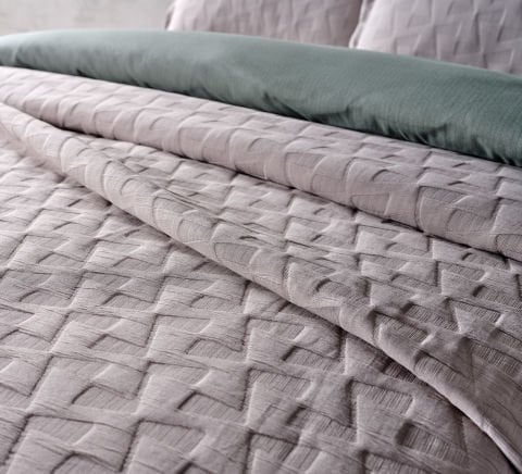 Arya Yatak Örtüsü Çift King Size - Vizon