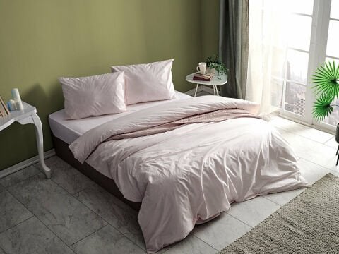 Dreamlife Nevresim Takımı Tek King Size - Pudra