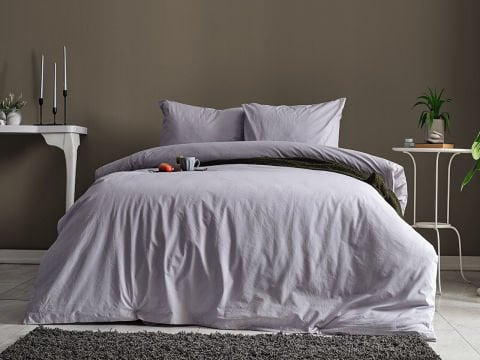 Dreamlife Nevresim Takımı Çift King Size - Gri