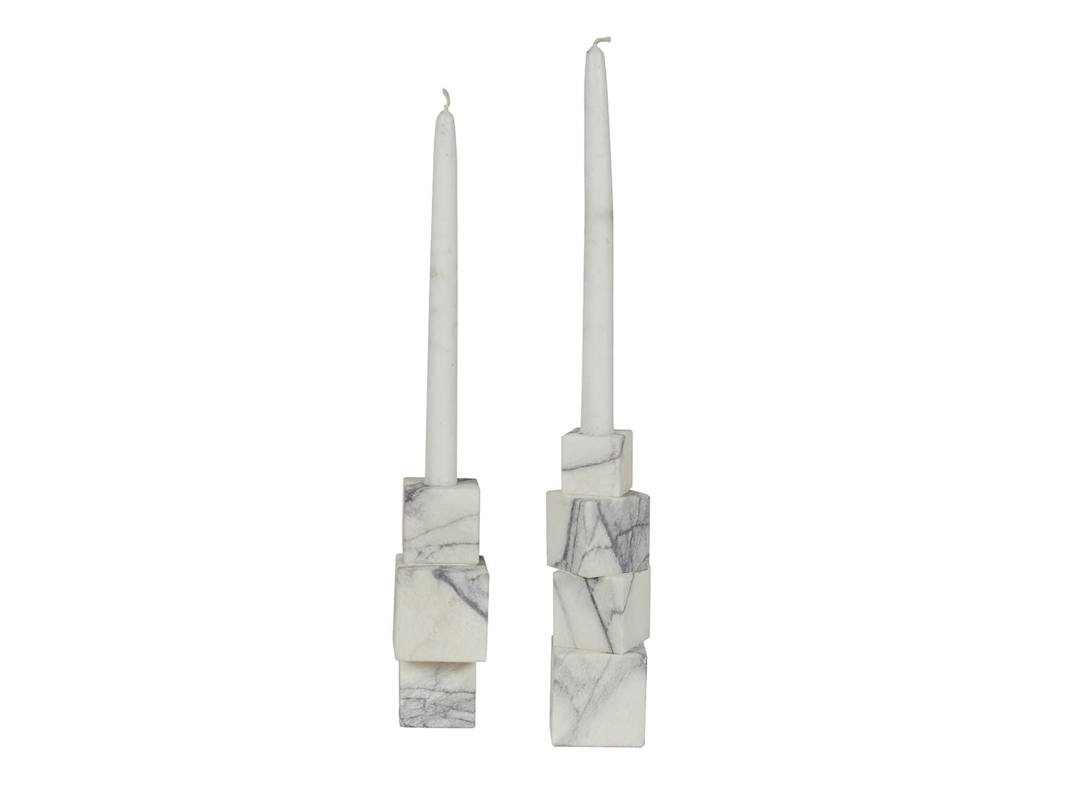 Truva Marble 2'li Şamdan Standart