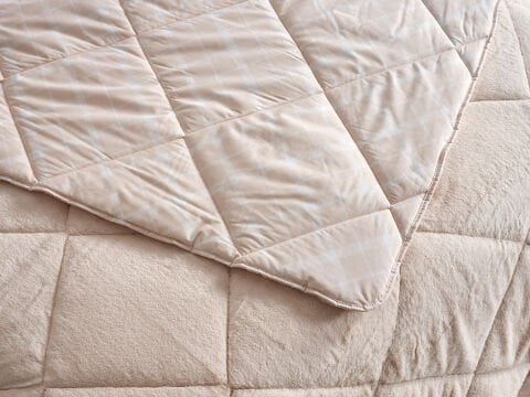 Multi Selection Dreamsoft Yorgan Seti Tek Kişilik - Krem