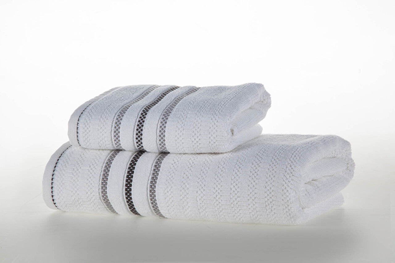 Prestige Line Banyo Havlusu Beyaz - 90 x 150 cm