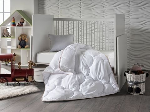 Comfyline Bebek Yorgan Beyaz - Bebek