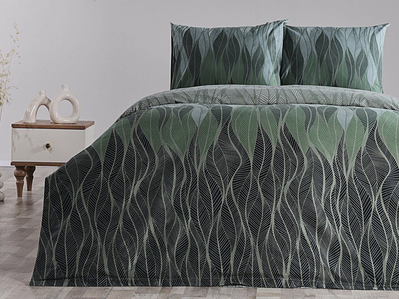 Ranforce Leaf Nevresim Takımı