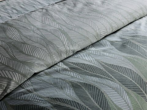 Ranforce Leaf Nevresim Takımı Tek King Size - Yeşil