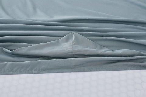 Colourful Fitted Çarşaf Çift Kişilik - Yeşil