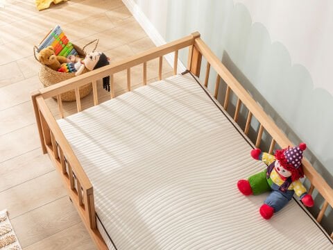 Naturel Hand Made Latex Wool Baby Yatak 60 x 120 cm