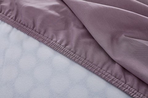 Colourful Fitted Çarşaf Tek King Size - Lila