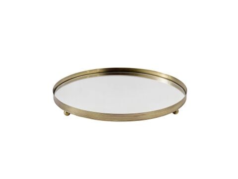 Marietta Gold Cam Dekoratif Tepsi Standart
