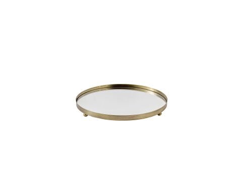 Marietta Gold Cam Dekoratif Tepsi Standart