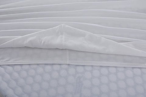 Colourful Fitted Çarşaf Tek King Size - Beyaz