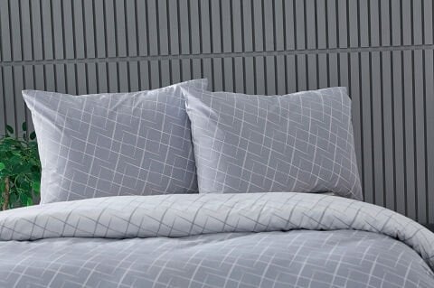 Easy Cotton Glimmer Nevresim Takımı Tek Kişilik - Gri