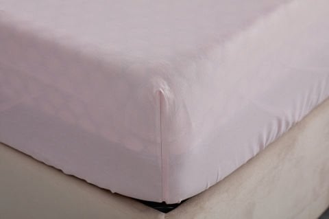 Colourful Fitted Çarşaf Tek King Size - Pudra