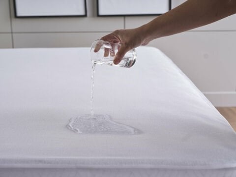 Perla Sıvı Geçirmez Fitted Alez 140 x 200 cm - Beyaz