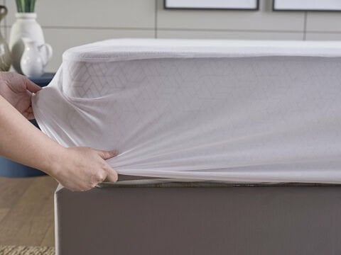 Perla Sıvı Geçirmez Fitted Alez 140 x 200 cm - Beyaz