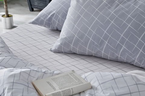 Easy Cotton Glimmer Nevresim Takımı Çift Kişilik - Gri