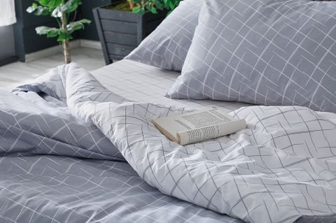 Easy Cotton Glimmer Nevresim Takımı Çift Kişilik - Gri