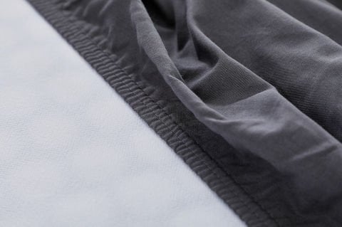 Colourful Fitted Çarşaf Tek King Size - Antrasit