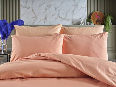 Dreamlife Nevresim Takımı Çift Kişilik - Somon