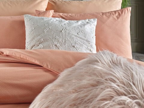 Dreamlife Nevresim Takımı Çift Kişilik - Somon