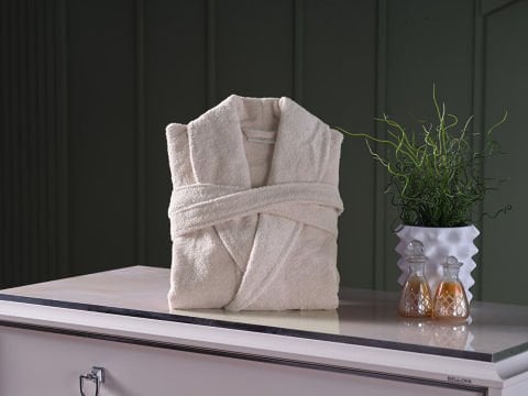 Sense Bornoz L/ XL - 120 cm - Krem