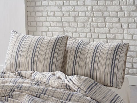 İpliği Boyalı Milla Nevresim Takımı