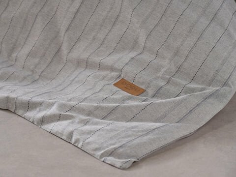 İpliği Boyalı Mabel Nevresim Takımı Çift Kişilik - Antrasit