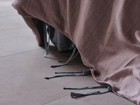 İpliği Boyalı Ahenk Nevresim Takımı Çift Kişilik - Mavi