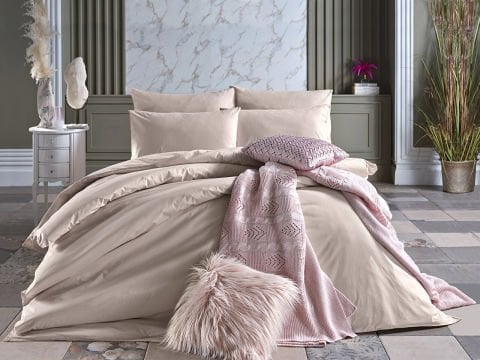 Dreamlife Nevresim Takımı Çift Kişilik - Bej