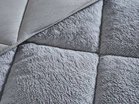 Double Comfort Uyku Paketi Tek Kişilik - Gri - Taş