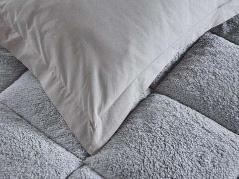 Double Comfort Uyku Paketi Çift Kişilik - Gri - Taş