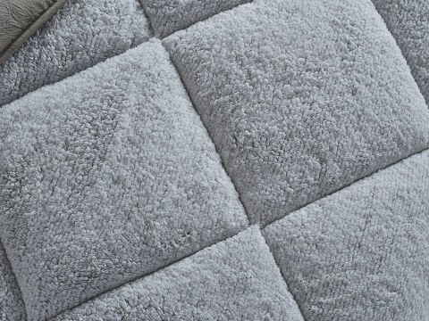 Double Comfort Uyku Paketi Tek Kişilik - Gri-Antrasit