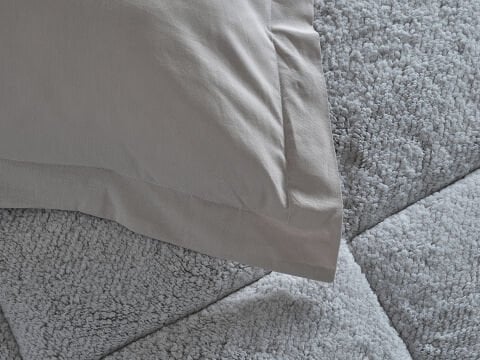 Double Comfort Uyku Paketi Tek Kişilik - Gri-Antrasit