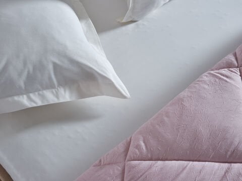 Double Comfort Uyku Paketi Tek Kişilik - Ekru - Pudra