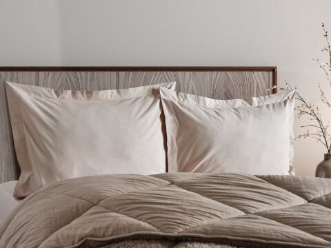 Double Comfort Uyku Paketi Tek Kişilik - Vizon - Bej