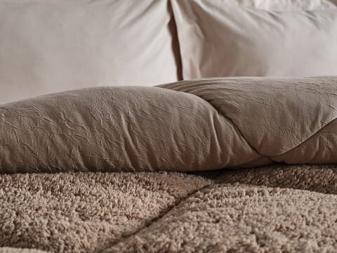 Double Comfort Uyku Paketi Çift Kişilik - Vizon - Bej