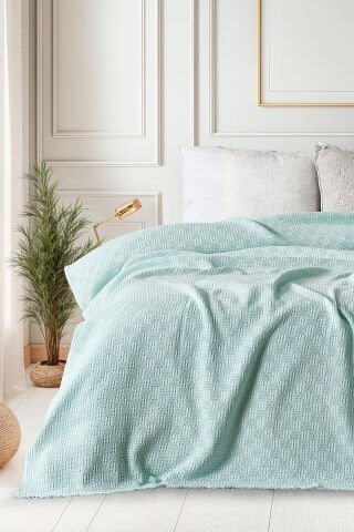 Masal Pike Çift Kişilik - Mint Yeşili