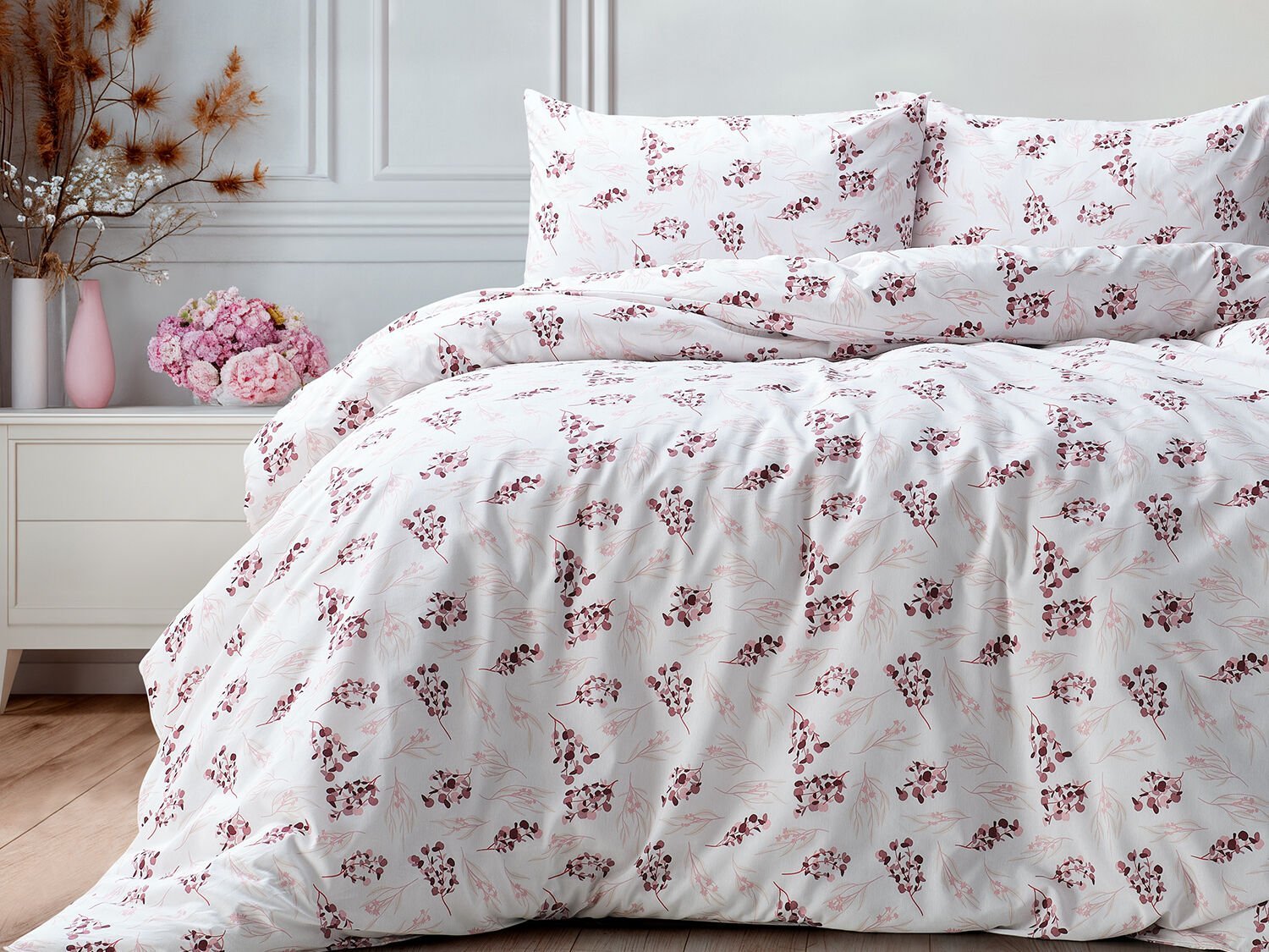 Karen Cotton Feel Nevresim Takımı Çift Kişilik